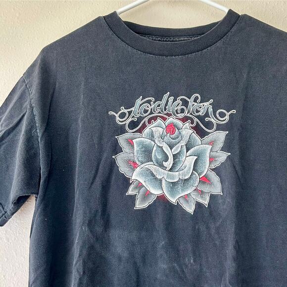 Vintage To die for T Shirt faded thrashed graphic Y2K 2000s grunge distressed S - Picture 4 of 14